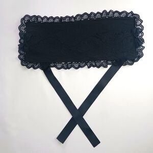 Black Lace & Small Bow Lolita Headband.